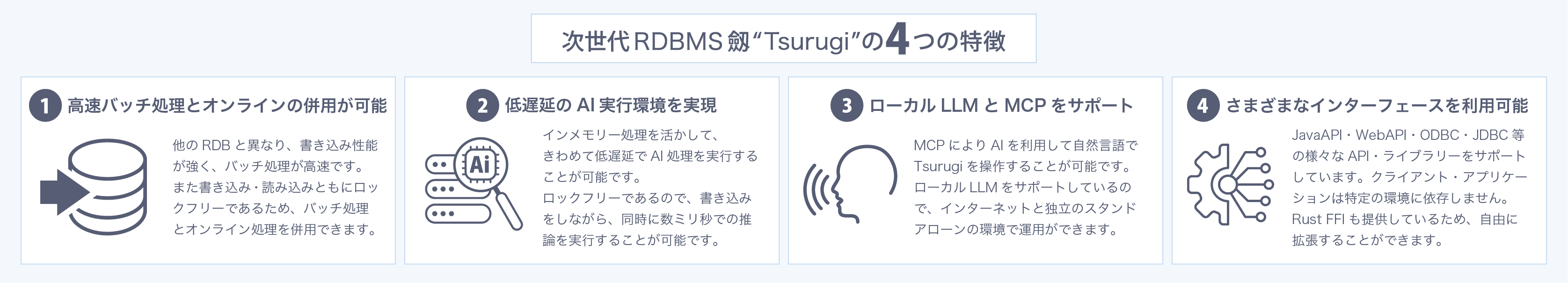 Tsurugi特徴